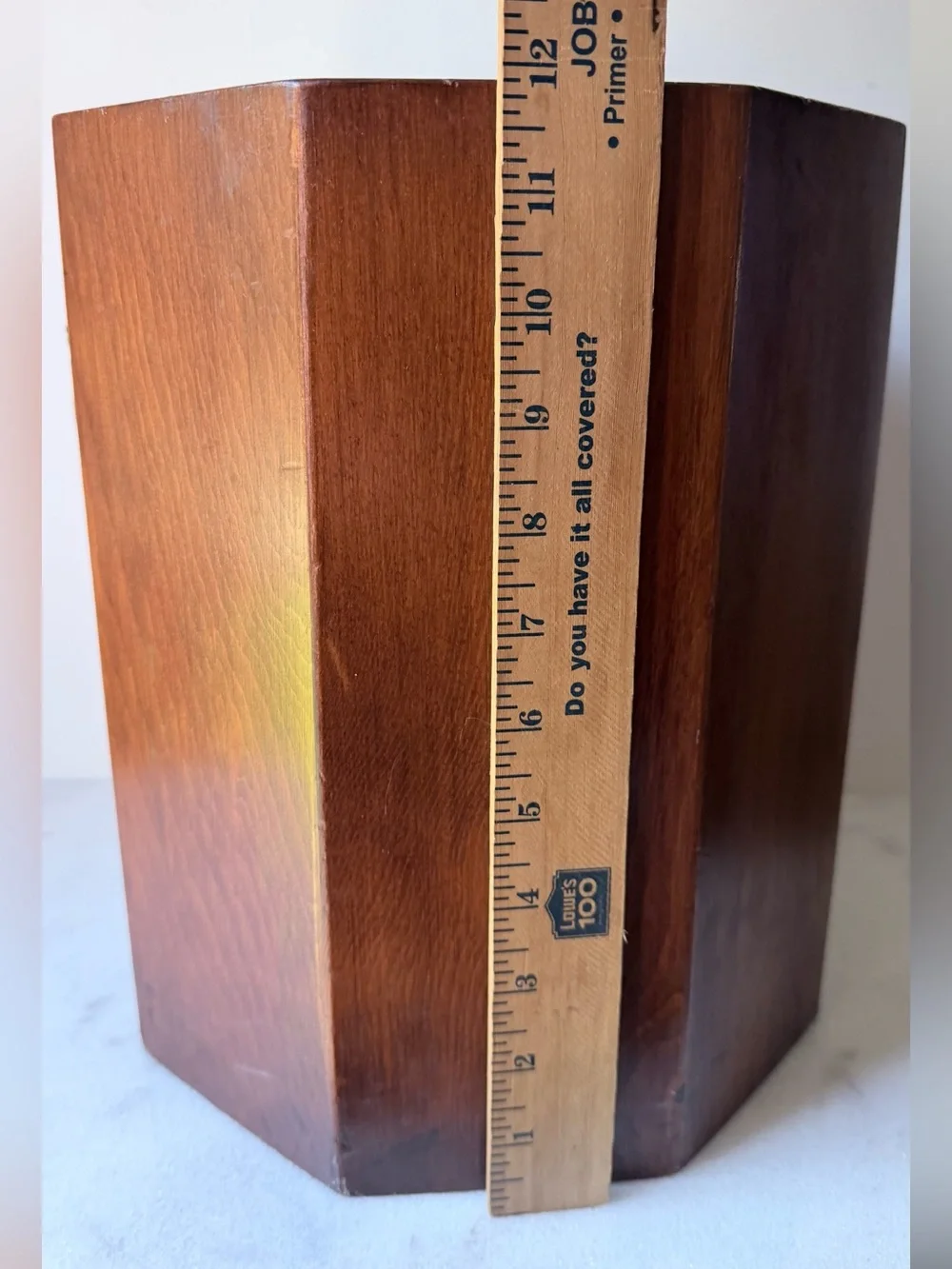 Vintage Wood waist basket umbrella stand garbage can with Metal Lion Rings